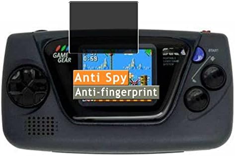 מגן מסך פרטיות של Vaxson, התואם להילוך משחק Sega Micro Anti Spy Sluds Stage Scepter [לא מזכוכית מזג], שחור